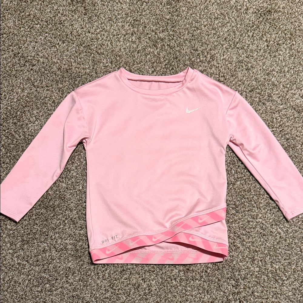 Nike Pink Long Sleeve Shirt